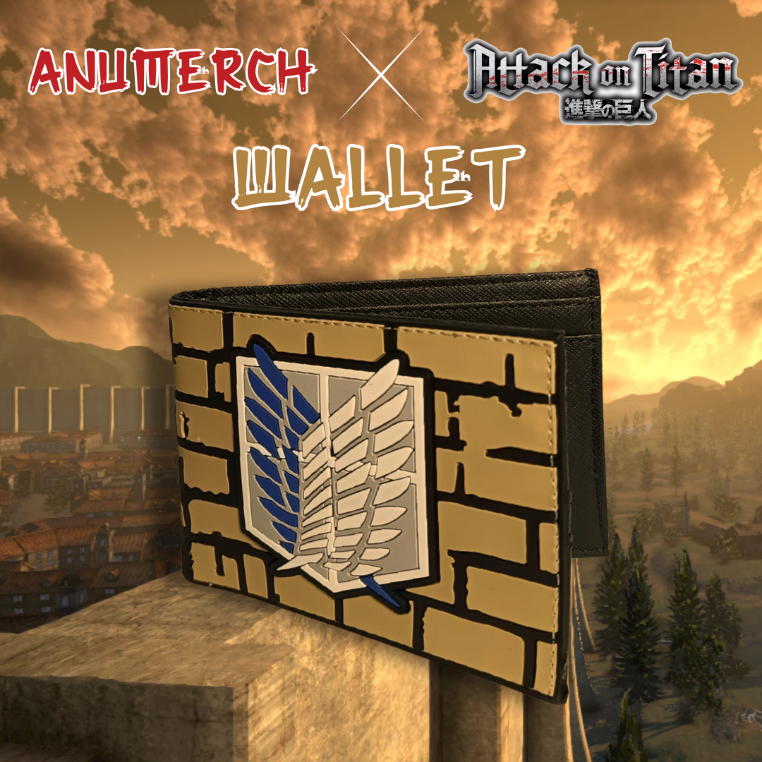 Attack on Titan Anime Wallet by ANIMERCH | Survey Corps Collectible